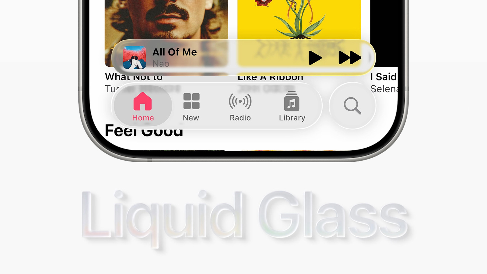 Apple Liquid Glass в дизайне мобильного приложения Дизайн Apple Liquid Glass на примере мобильного приложения
