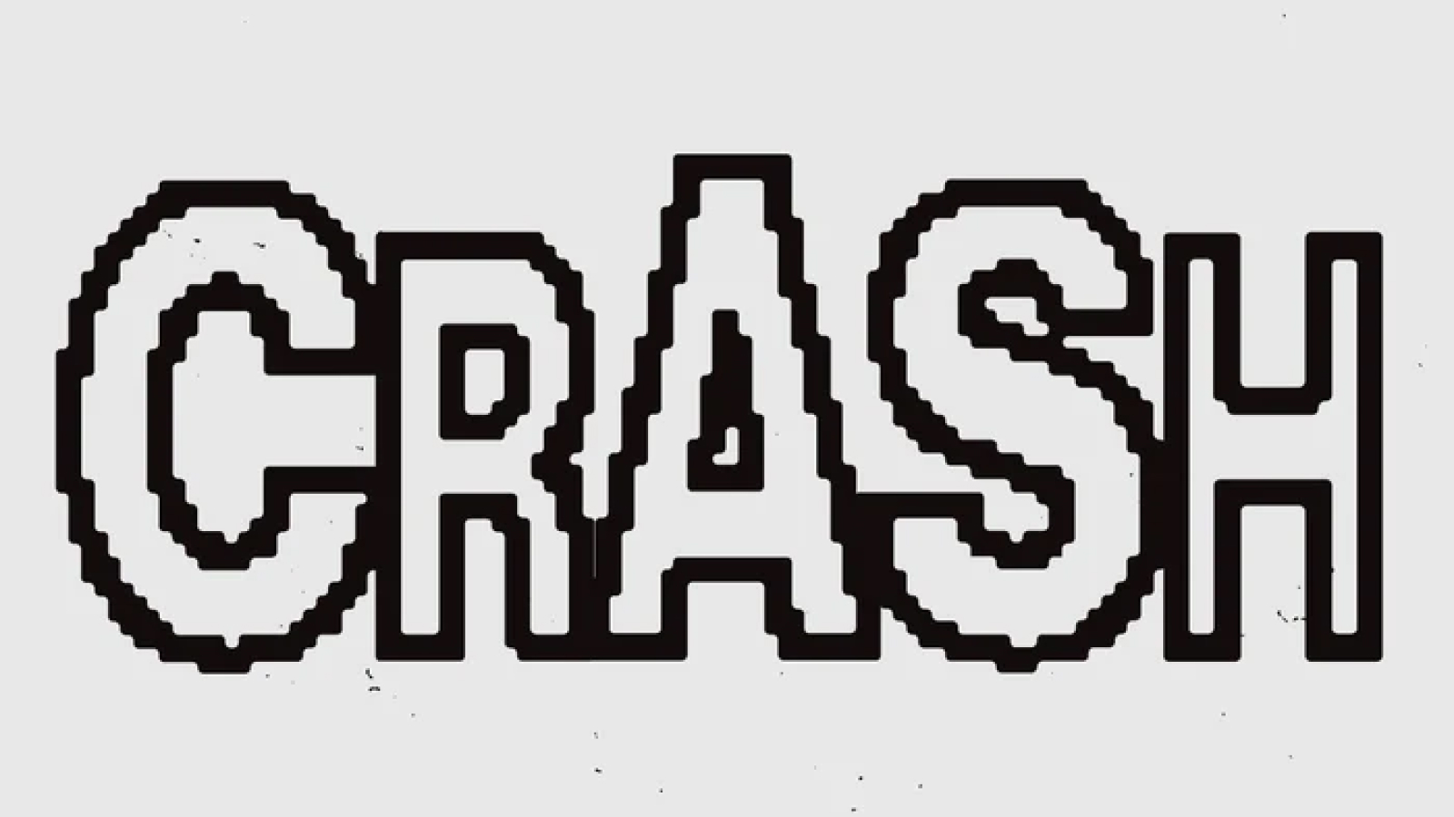 Дизайн шрифта Crash от Type Mania Дизайн трендового хаотичного шрифта Crash