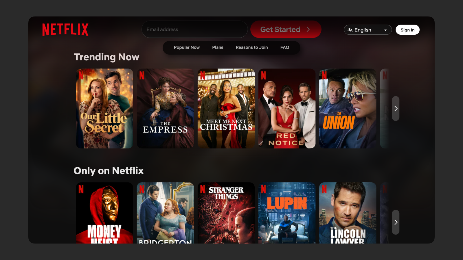 Темная тема Netflix Цветовая палитра темной темы Netflix