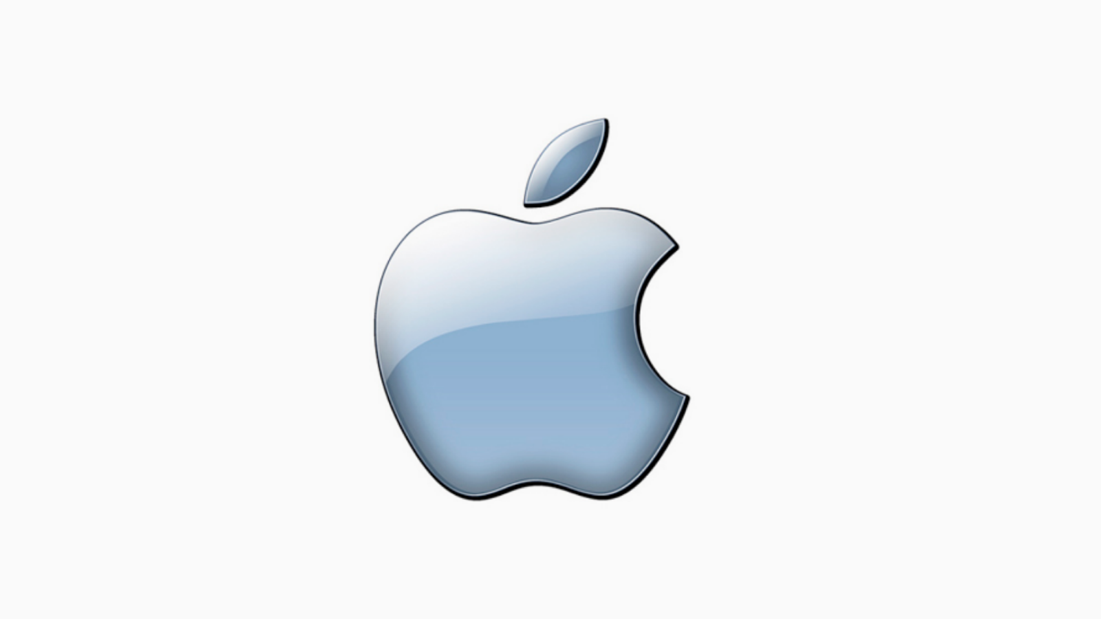 Графитовая версия логотипа Дизайн логотипа Apple для Power Mac G4