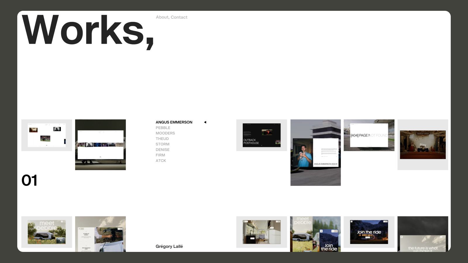 UI дизайн сайта компании Grеgory Lallе