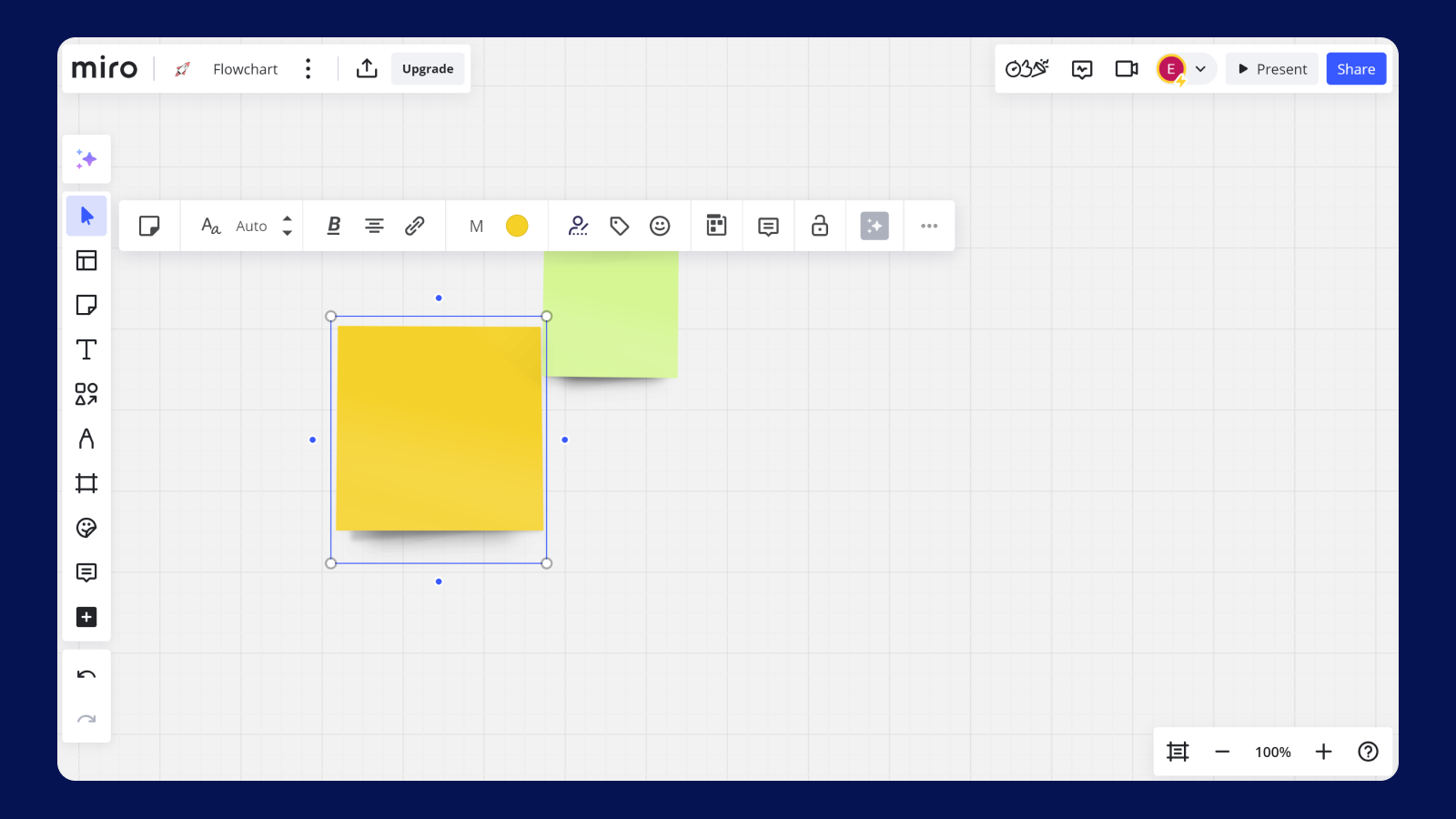 Дизайн рабочей области в платформе Miro