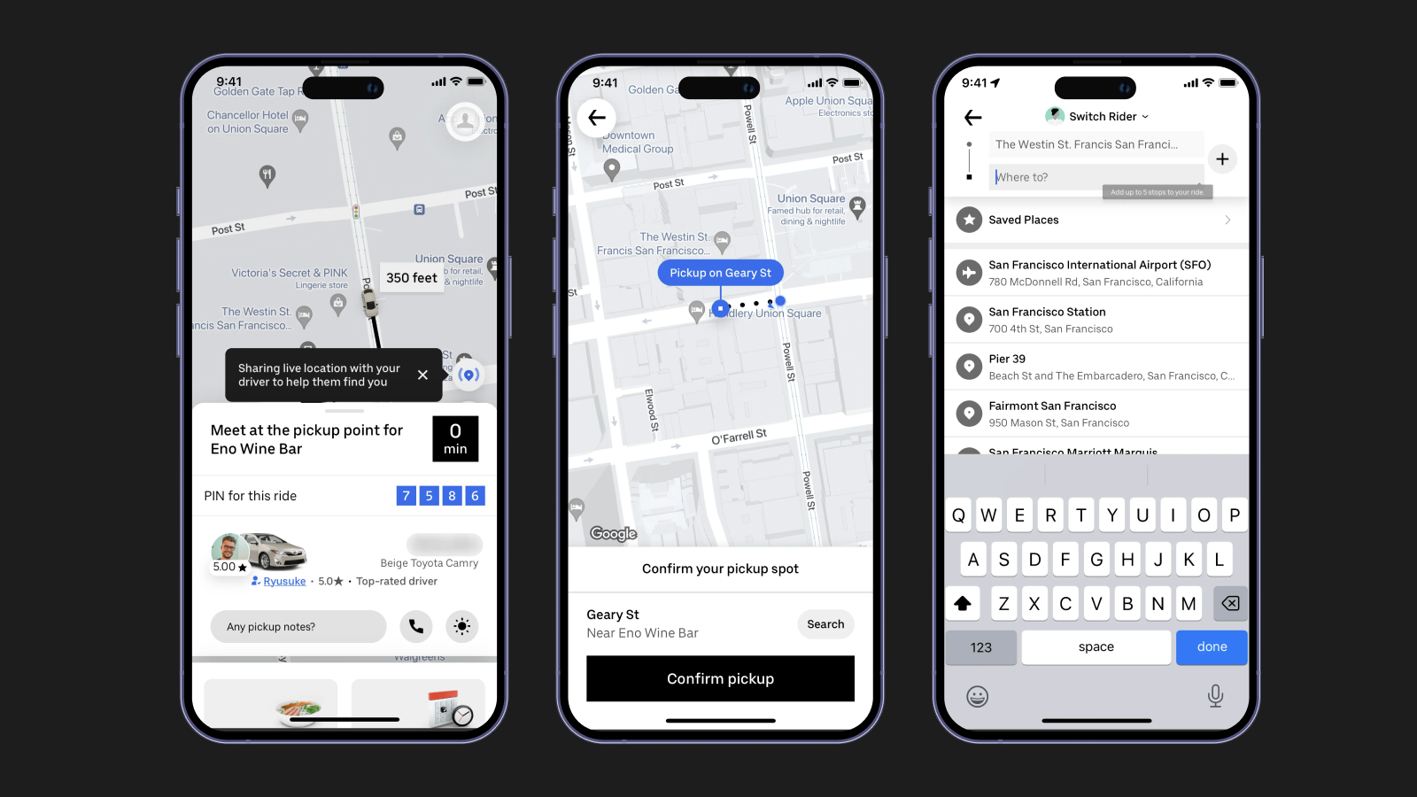 Дизайн интерфейса Uber UI дизайн приложения Uber