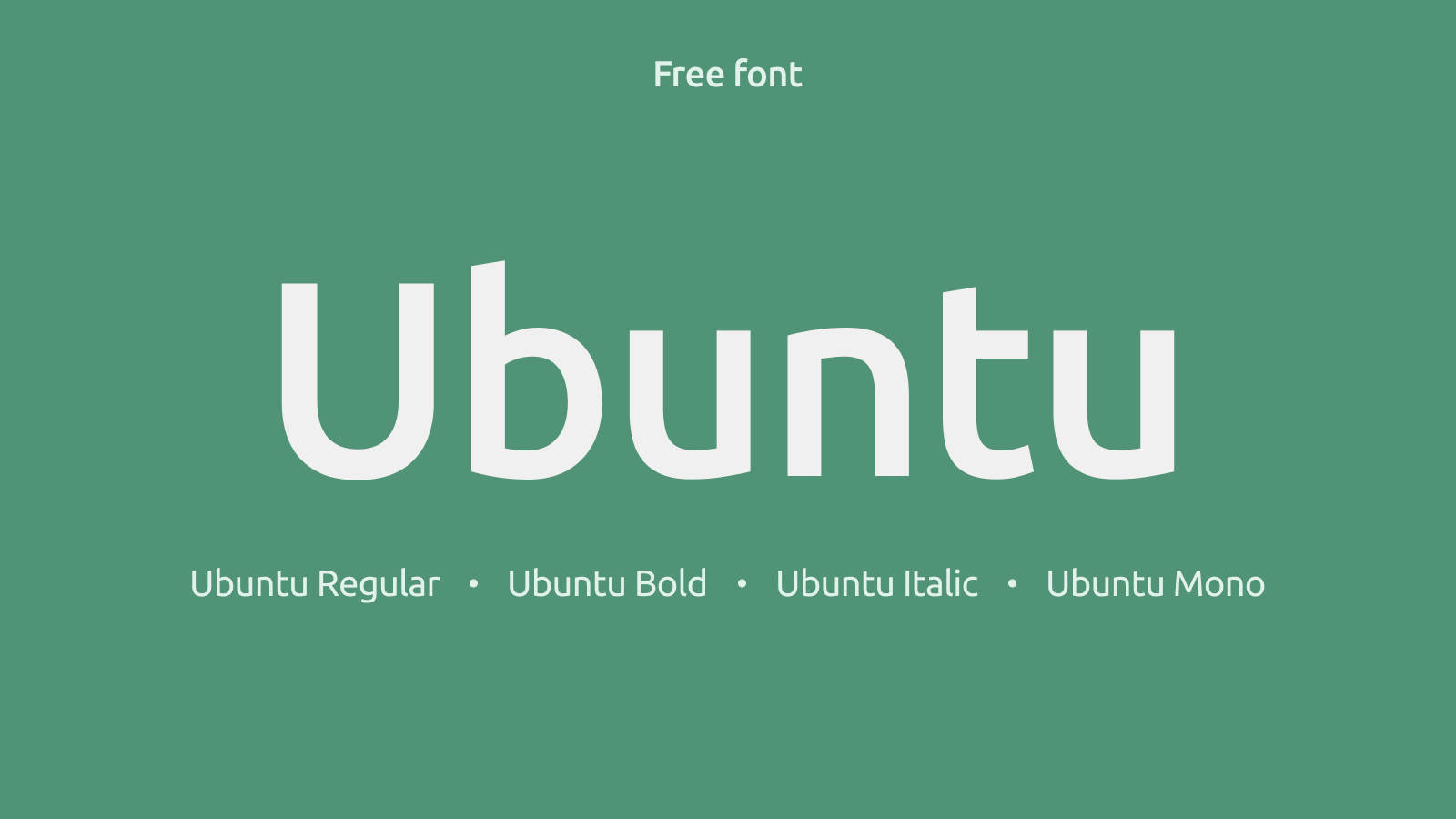 Системный шрифт Ubuntu в системе Ubuntu