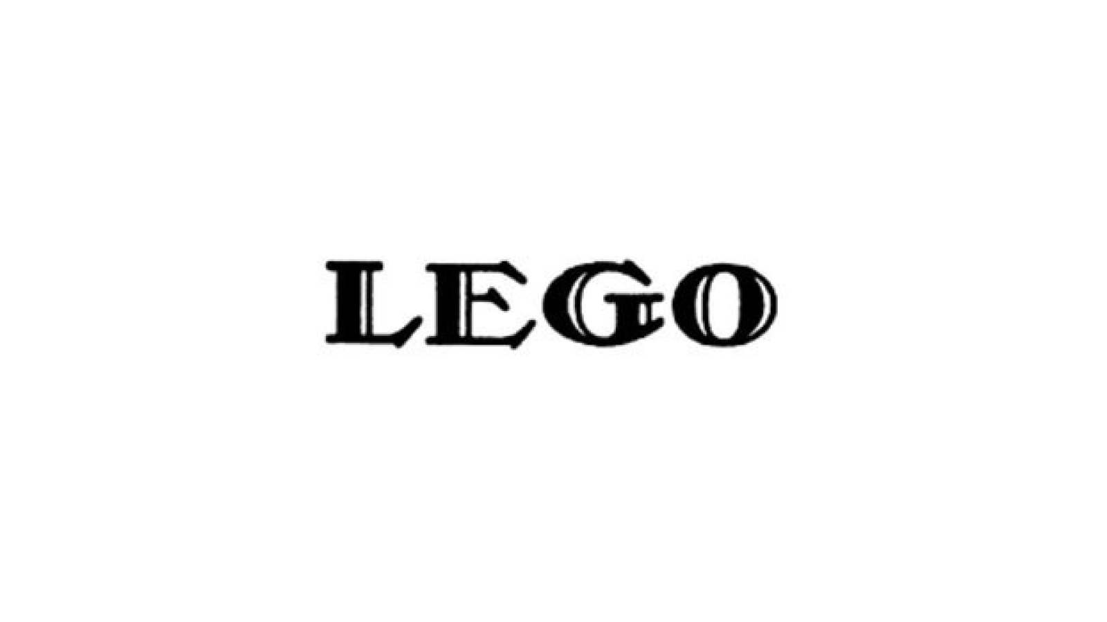 Дизайн первого логотипа Lego