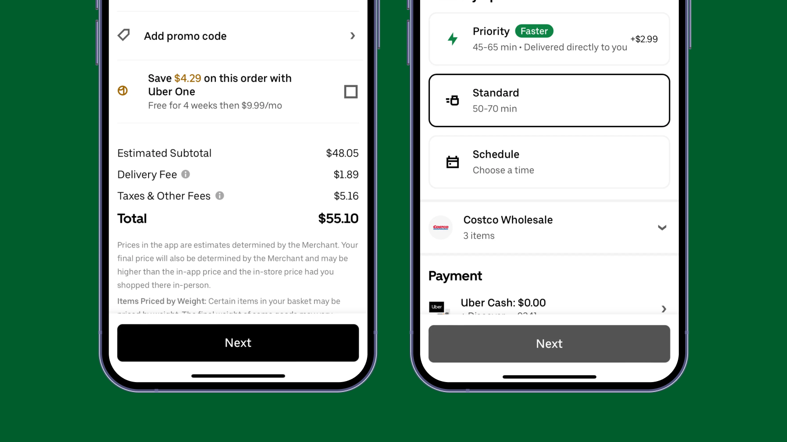 Состояние кнопки в приложении Uber
