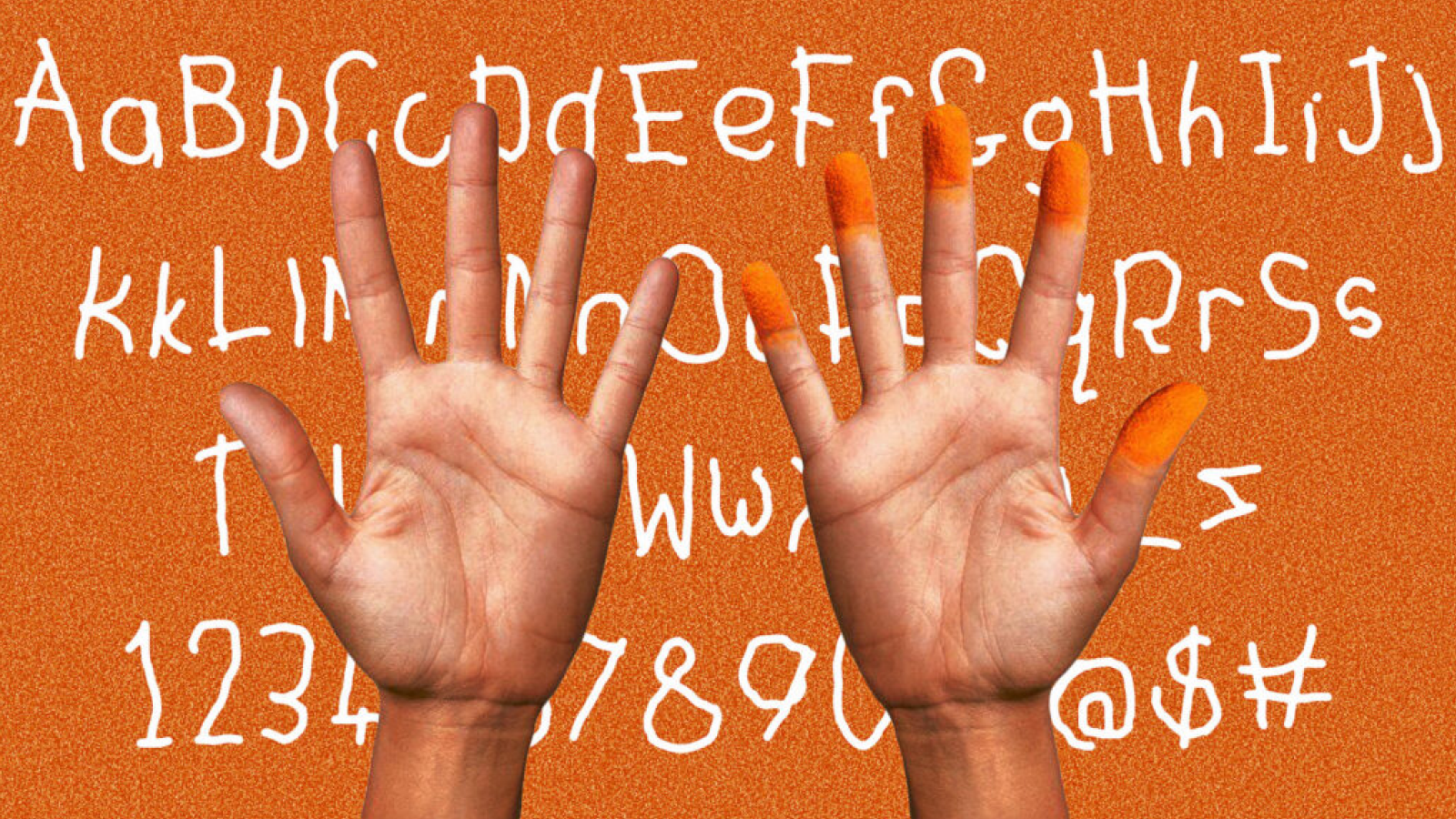 Дизайн шрифта от Cheetos