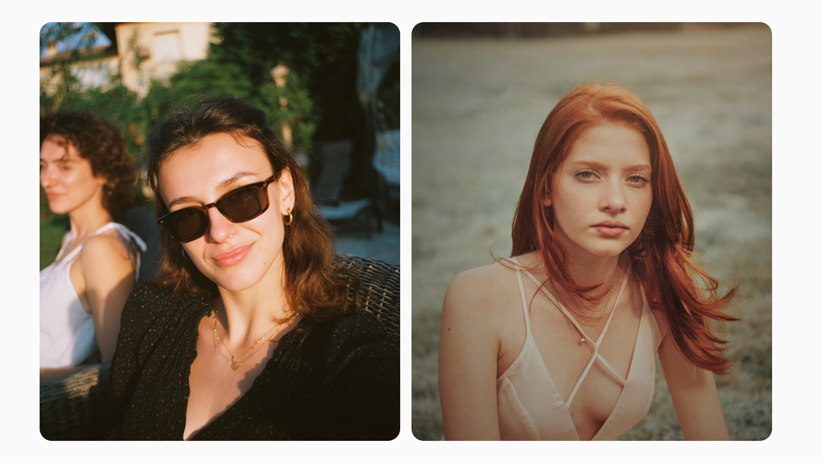 Сравнение фотографий сгенерированного и реального человека Сравнение сгенерированного изображения человека и реальной фотографии