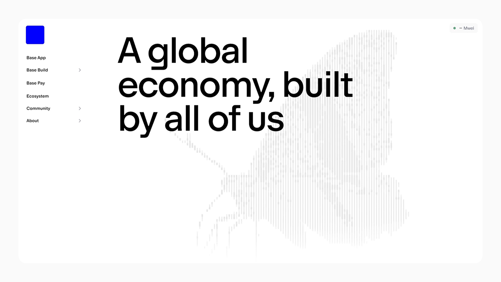 Фрагмент интерфейса на сайте Base