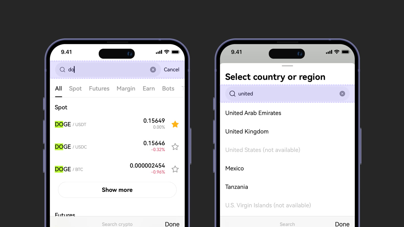 Поле ввода как пример молекулы в концепции Atomaic Design Поле поиска в мобильном интерфейса - пример молекулы