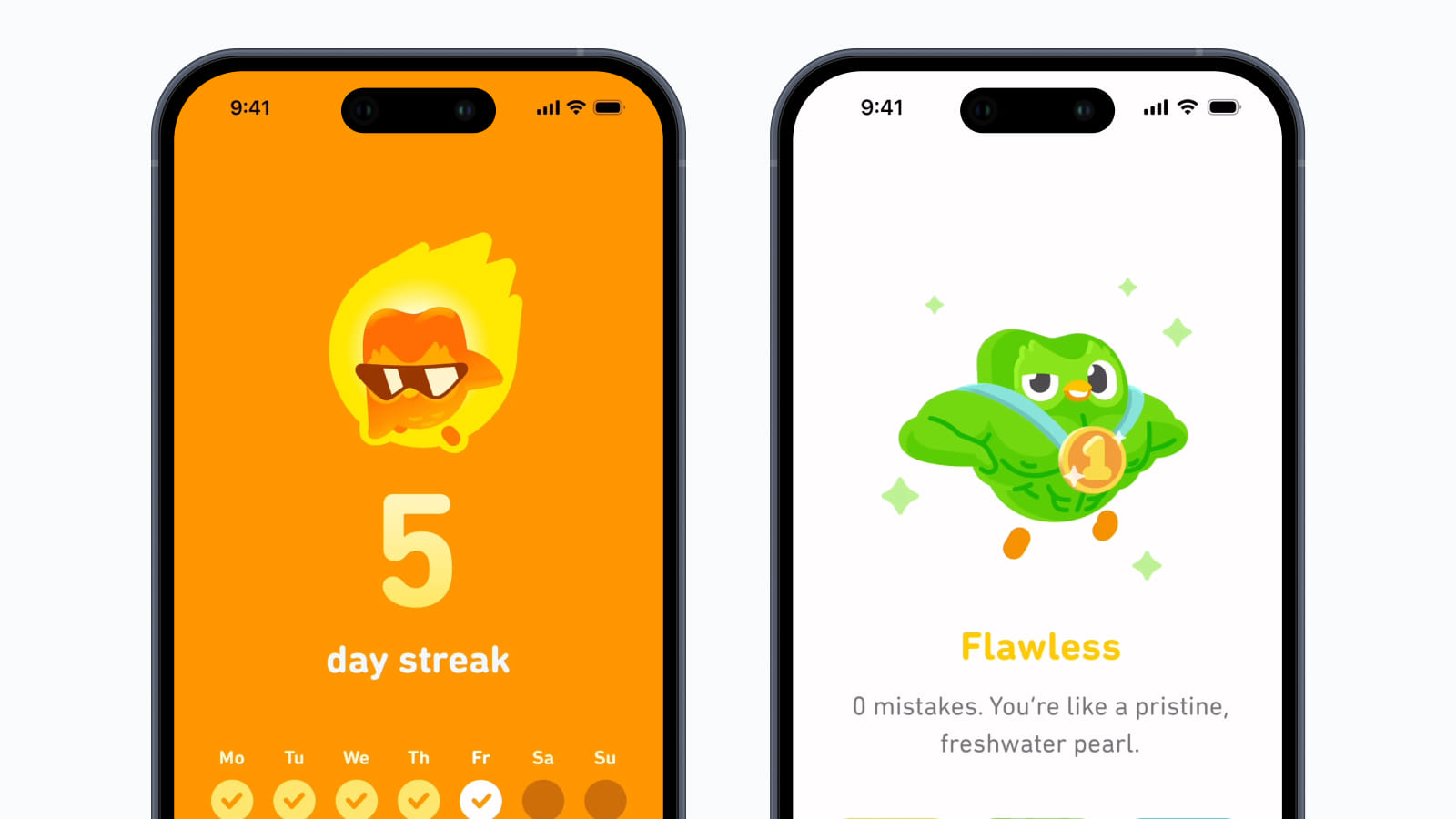 Дизайн анимаций вознаграждения в Duolingo Пример анимаций вознаграждения в интерфейсе приложения Duolingo