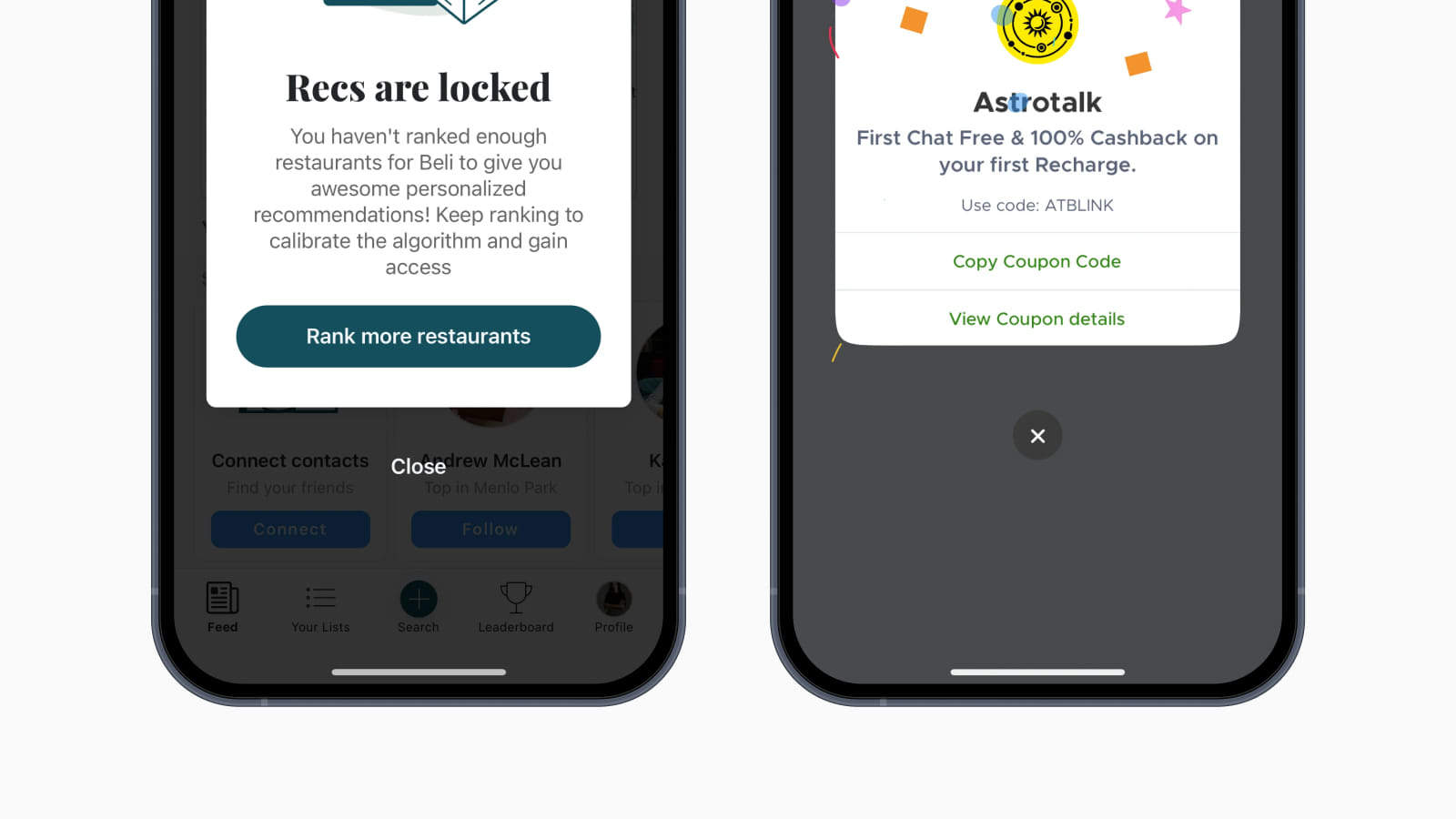 Размещение иконки закрытия в дизайне мобильных приложений Пример размещение иконки закрытия popup в мобильном интерфейсе