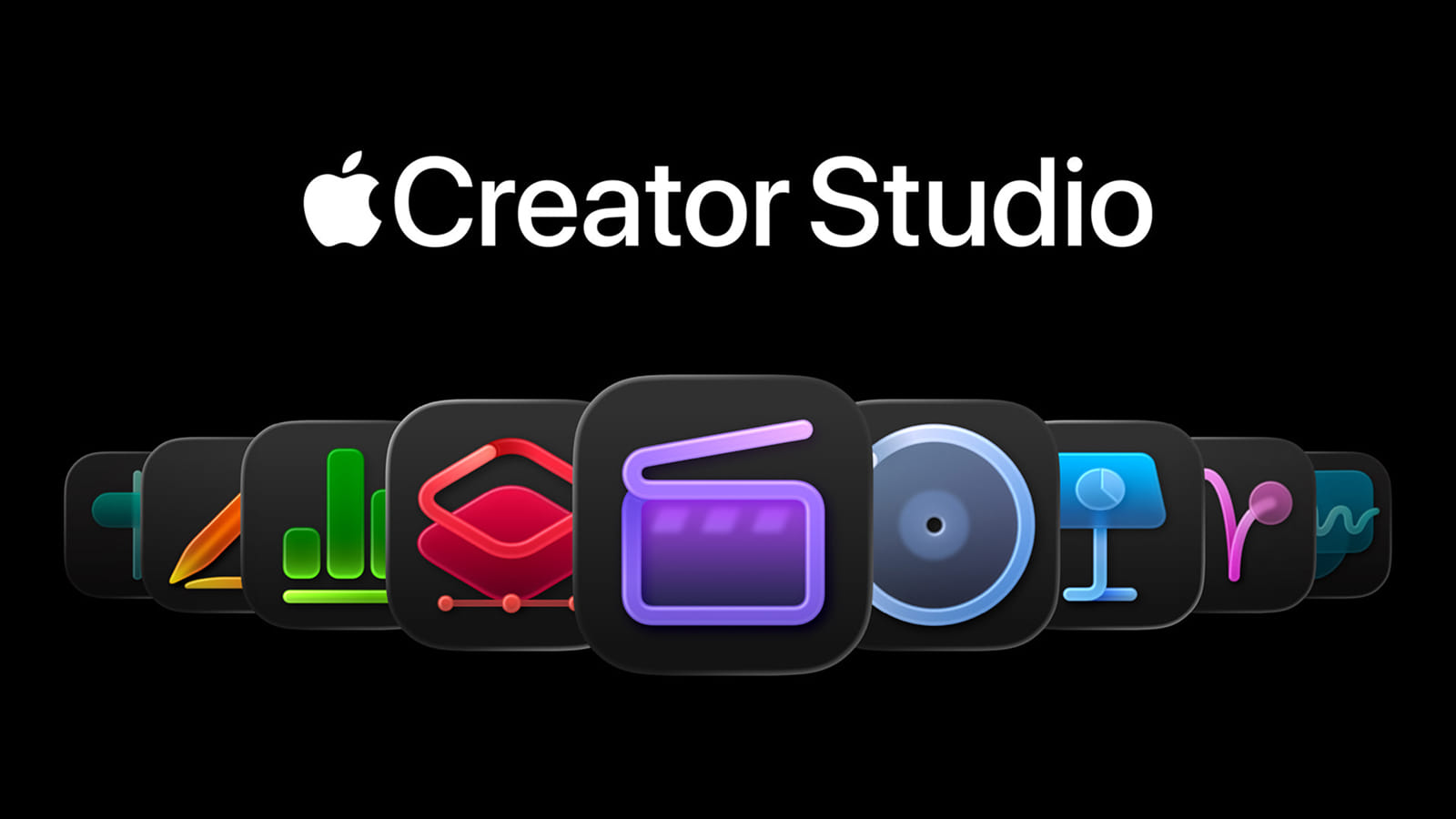 Дизайн логотипов новой линейки Apple Creator Studio