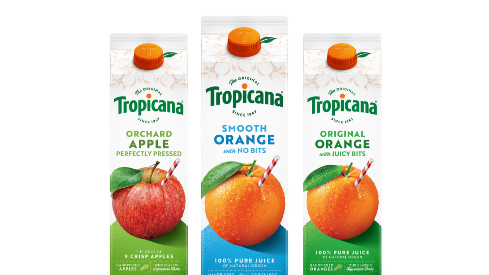 Дизайн упаковки сока Tropicana Дизайн упаковки сока Tropicana с фирменной трубочкой